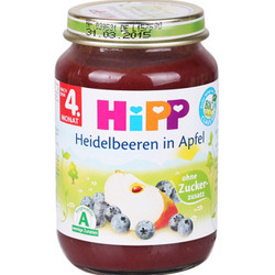 HIPP 喜宝 有机蓝莓苹果泥 190g 