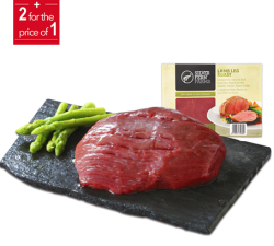 银蕨农场 新西兰羔羊腿肉（400g 买一赠一）