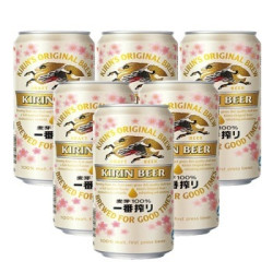 KIRIN 麒麟 一番榨啤酒 330ml*6听