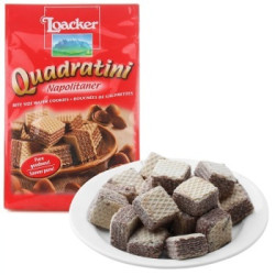 Loacker 莱家 粒粒装 威化 榛子味 250g*4袋
