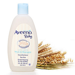 Aveeno 天然燕麦无泪幼儿洗发沐浴露 236ml*4瓶