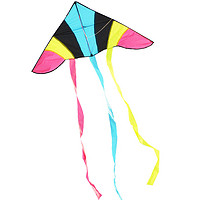 潍坊风筝传统彩虹 彩拼三角儿童风筝