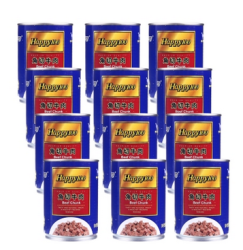 Wanpy  顽皮 优质角切牛肉口味狗罐头 375g*12*2箱 