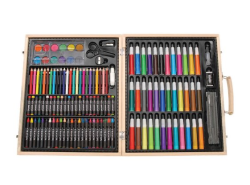 Darice ArtyFacts Portable Art Studio 美术绘画工具组合 131件套