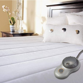 Sunbeam Quilted Polyester Heated Mattress Pad 可加热床垫 Twin尺寸