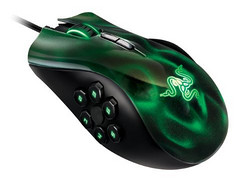 Razer 雷蛇 Naga 那伽梵蛇 Hex 游戏鼠标 六芒星绿色版