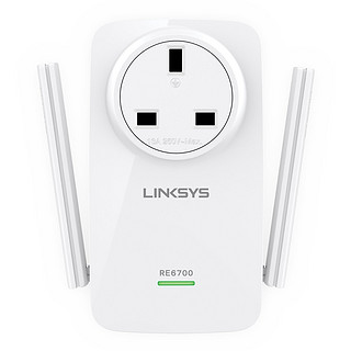 LINKSYS 领势 RE6700 1200M 信号放大器 白色