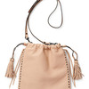 REBECCA MINKOFF Moto Drawstring 女款真皮斜挎包