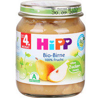 HiPP 喜宝 有机免敏梨子泥 125g 