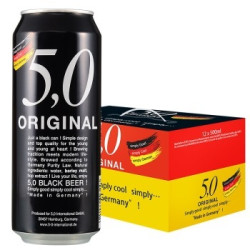 5.0 ORIGINAL  黑啤酒 500ml*12听 *2件