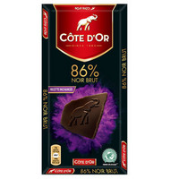 COTE D'OR 克特多 金象86%可可 黑巧克力100g*10块