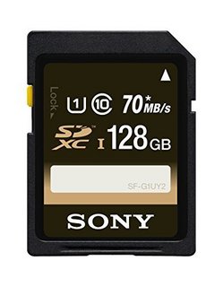 SONY 索尼 128GB UHS-1 SDXC存储卡（读取70MB/s）