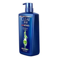 限地区：CLEAR 清扬 男士去屑洗发露 清爽控油型 750ml