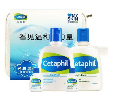 Cetaphil 丝塔芙 温和无泡洗面奶套装 （洗面奶 237ml+29ml+润肤乳 237ml+29ml）