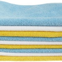 AmazonBasics/亚马逊倍思 微细纤维抹布 (蓝白黄 10.16*25.4*33.02 cm)