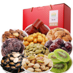 如水 亲哒哒干果礼盒混合干果坚果炒货休闲零食节日礼品1.27kg