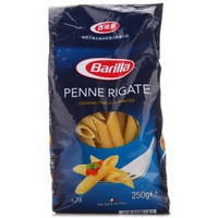 移动端14点凑单品：Barilla 百味来 硬质小麦尖直花形意大利通心粉 250克