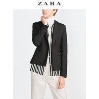 ZARA 女装 双层面料休闲西装外套