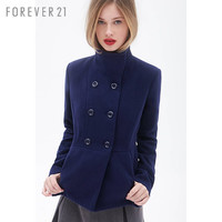FOREVER 21 女款双短款大衣外套