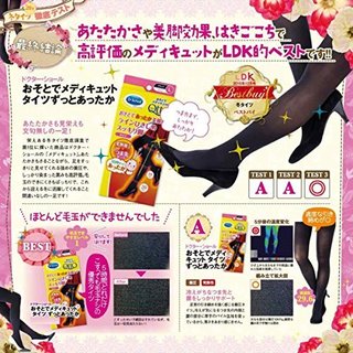 Dr.Scholl's 爽健 QttO 热感型 提臀瘦腿袜 黑色 M