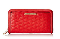 REBECCA MINKOFF Quilted Ava 女士真皮长款钱包