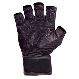Harbinger 1250 健身手套 黑色/灰色 M（适合7.5-8英寸）