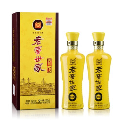  泸州老窖 老窖世家 52度 富贵典藏（6）500ml(双瓶装)