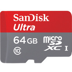 SanDisk 闪迪 Ultra 至尊高速 64GB UHS-I microSD 存储卡 80MB/s