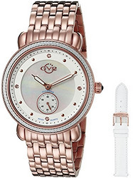 Gevril 雪飞  Women's 9832 Marsala Analog Display Swiss Quartz White Watch