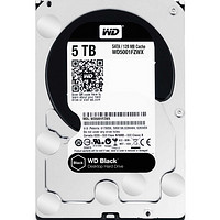 Western Digital 西部数据 黑盘系列 3.5英寸 台式机硬盘 5TB（SMR、7200rpm、256MB）WD5001FZWX