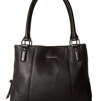 Calvin Klein Pebble Leather Satchel 真皮手提包 $95.48 (约¥730)