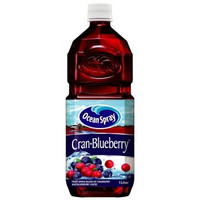 ocean spray 优鲜沛 蔓越莓蓝莓综合果汁 1L*5瓶