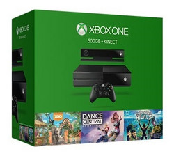 Microsoft 微软 Xbox One 500GB + Kinect + 3游戏