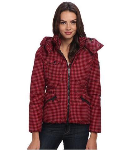 coach gingham 女款羽绒服