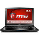 MSI 微星 GL62 6QD-021XCN 15.6英寸游戏笔记本电脑(i5-6300HQ 8G 1T  GTX950M 2G)黑色