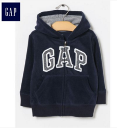 GAP 盖璞 671006 同款经典徽标抓绒外套