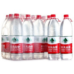 农夫山泉 天然饮用水1.5L*12瓶 整箱+王老吉 310ml*6罐