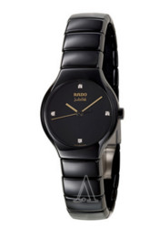 RADO 雷达 TRUE JUBILE R27655752 女士镶钻陶瓷腕表