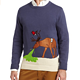 限S码：Alex Stevens Reindeer Hangover Ugly Christmas 男士针织衫