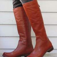 Nine West 玖熙 Contigua Wild Calf 女款真皮高筒靴