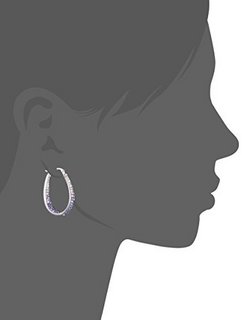 Amazon Collection 标准银上色施华洛世奇水晶耳环