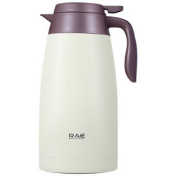 RAE 然也 不锈钢保温壶 2.0升 米白色 R8020