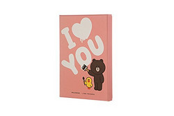 Moleskine TRUE LOVE LINE FRIENDS 硬面笔记本