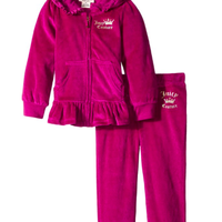橘滋 Juicy Couture 女童天鹅绒套装