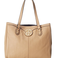 TOMMY HILFIGER Maggie Pebble Tote Top 女款真皮手提包