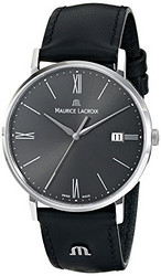 MAURICE LACROIX 艾美手表 Men's EL1087-SS001-810 Eliros Analog Display Analog Quartz Black Watch