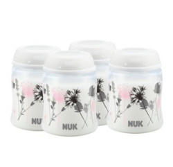 NUK 宽口径母乳储存瓶（150ml*4只）+凑单品