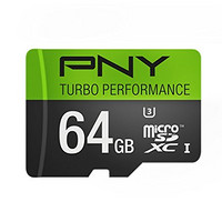 PNY 必恩威 U3 Turbo Performance 64GB TF存储卡（90M/s，60M/s）