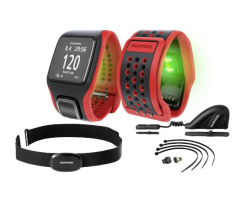 TomTom Multi-Sport Cardio GPS运动腕表（铁三版）+配踏频器 套装