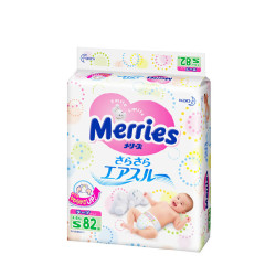kao 花王 Merries 妙而舒 婴儿纸尿裤 S82片